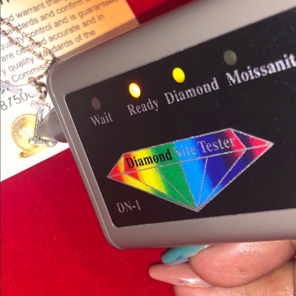 10k solid gold real diamond L initial custom monogram pendant FREE Appraisal HOT - Picture 3 of 8